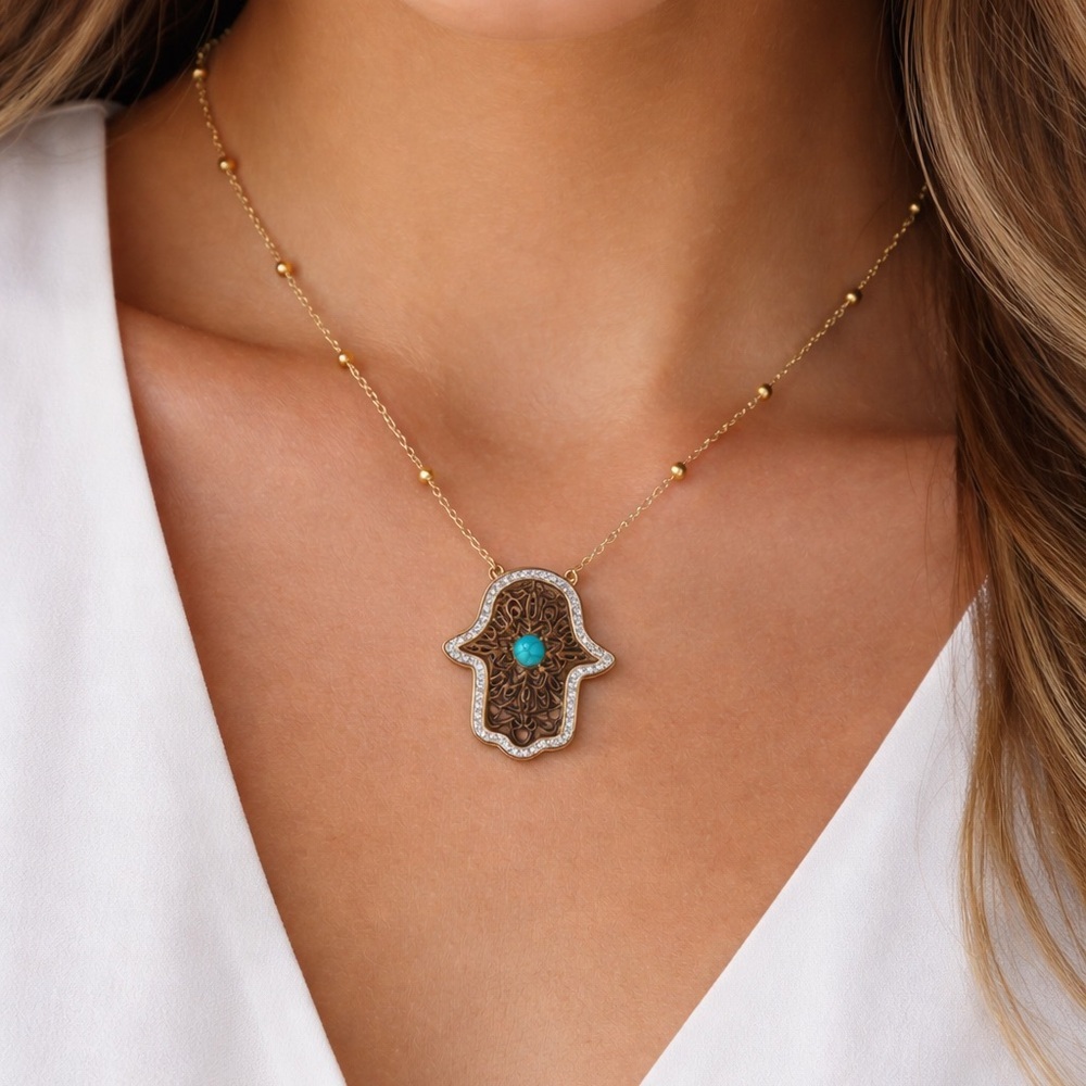 DENKAYS STATEMENT NECKLACE